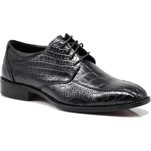 BOUCHON Mens Crocodile Oxford Lace Up Dress Shoe Genuine Crocodile 14 2E Amazon.com | Men main image 2