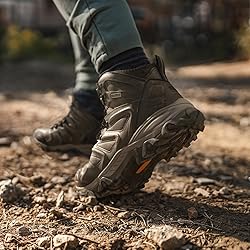 NORTIV 8 Men's Ankle High Waterproof Hiking Boots