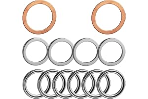 LINCICI 12pcs Differential and Transfer Case Gasket Kit for Toyota Camry RAV4 Highlander Tacoma Corolla Cross Lexus RX ES NX UX LS 12157-10010, 90430-18008