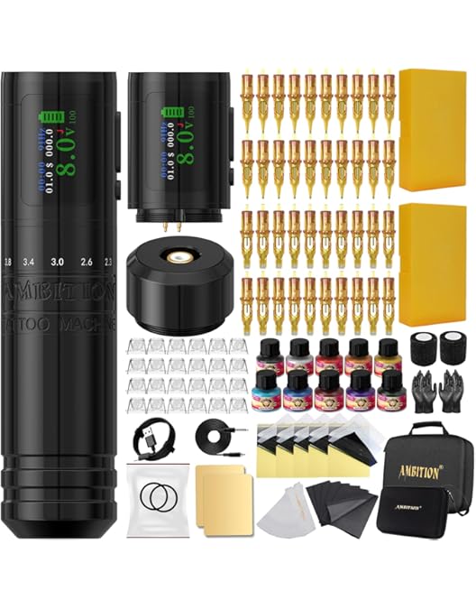 Amazon.com: Ambition Sally 270 Rotary Tattoo Gun, Wireless Tattoo