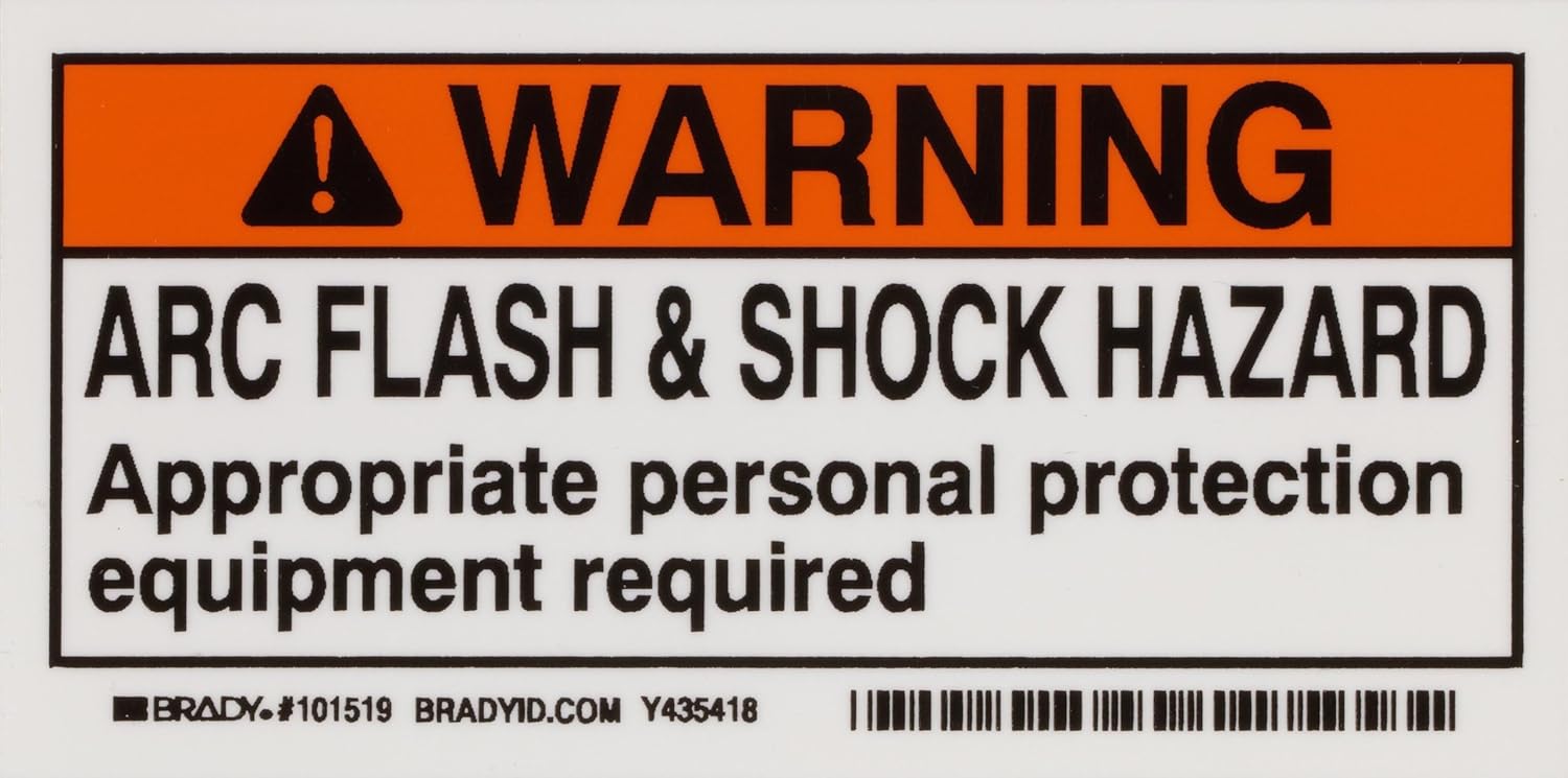 Brady 101519 2" Height, 4" Width, B-302 High Performance Polyester ...
