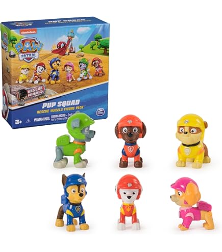 Amazon.com: Paw Patrol - Paw Patrol Gift Set 7 Rescue Wheels