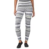 Cuddl Duds Plush Velour Tights – Soft & Stretchy Everyday Lightweight Leggings for Women - Active Base Layer Pants
