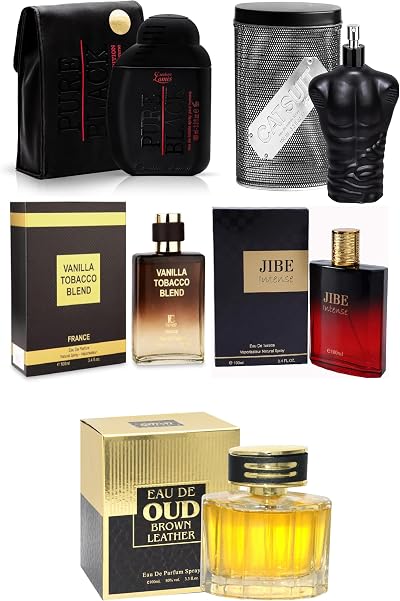 Modaleo 5 Pack Men's EDT Toilette Parfum 100ml Catsuit Vanilla Tobacco Jibe OUD
