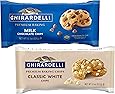 Ghirardelli Premium Baking Chips Bundle | Includes One Each of Milk Chocolate Chips, 11.5 oz and Classic White Chocolate Chips, 11 oz
