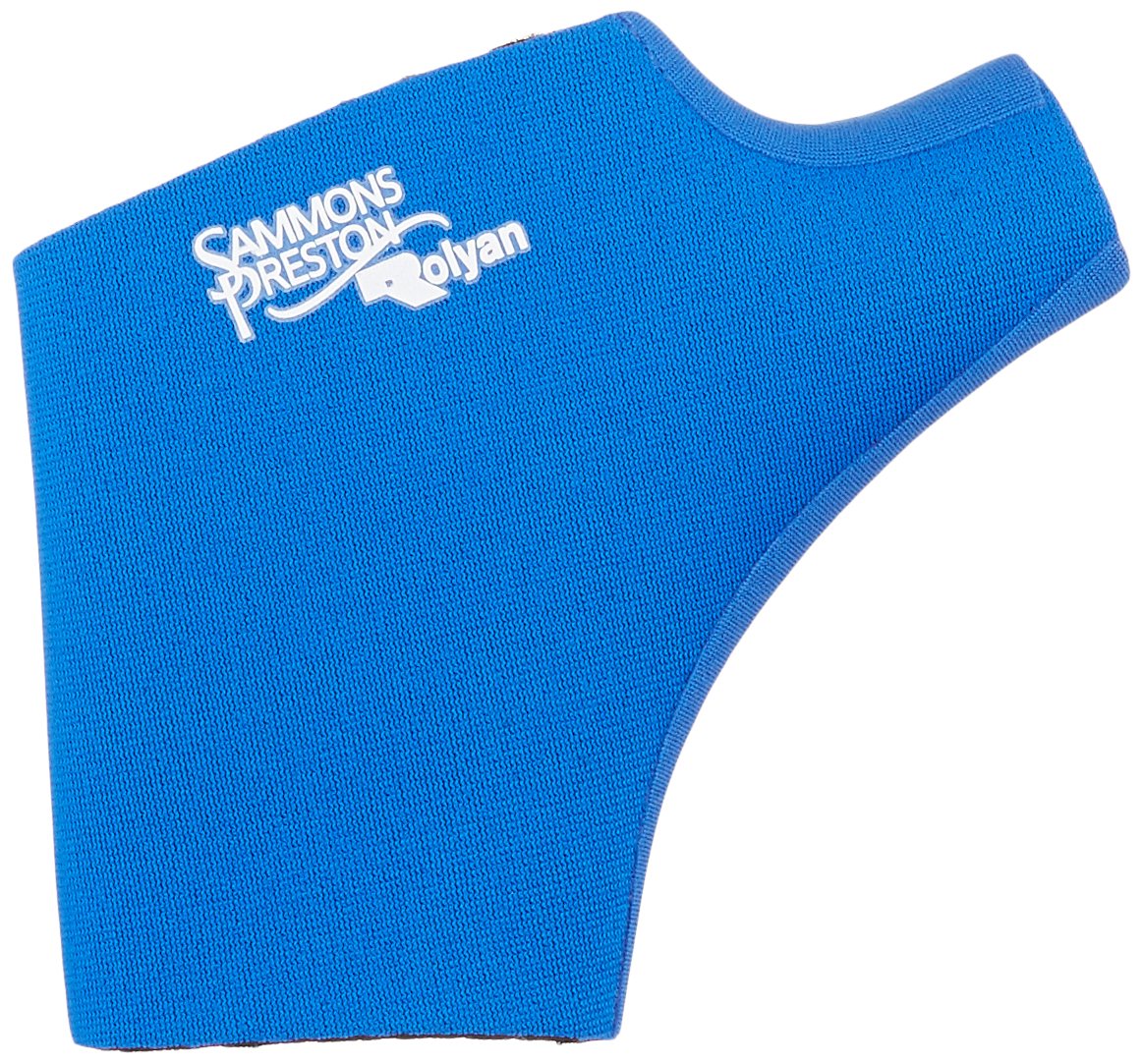 Photo 1 of Rolyan Neoprene Pull On Thumb Support, Wrist Compression Sleeve, Thumb Support, Thumb Brace Maximum Hand Function, Brace Support for Thumb Sprains and Strains from Sports Injuries, Left, Small
