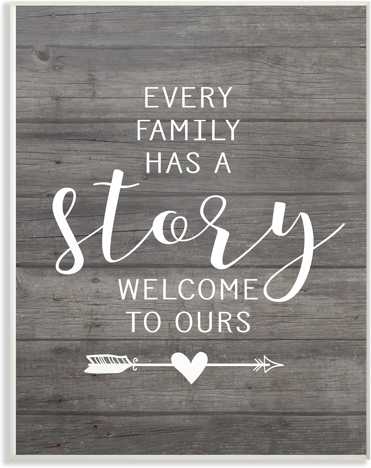 Paintings - The Stupell Home Decor Collection Every Family Has A Story Wall Plaque Art, 13 x 19, Multicolor
