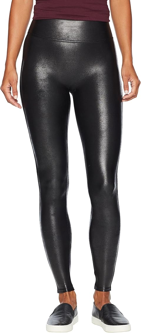 SPANX Faux Leather Leggings Black XS 