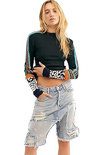 Free People Womens Copenhagen Thermal Swit Tops Clothing Shoes Jewelry