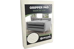 Nevlers 22"x72" Anti Slip Pad Couch Cushion Grip |Trim-to-fit PVC Couch Cushion Support | Anti Slip Couch Cushion Gripper Pad Helps Couch Cushion Stop Sliding | Couch Stoppers to Prevent Sliding Seats