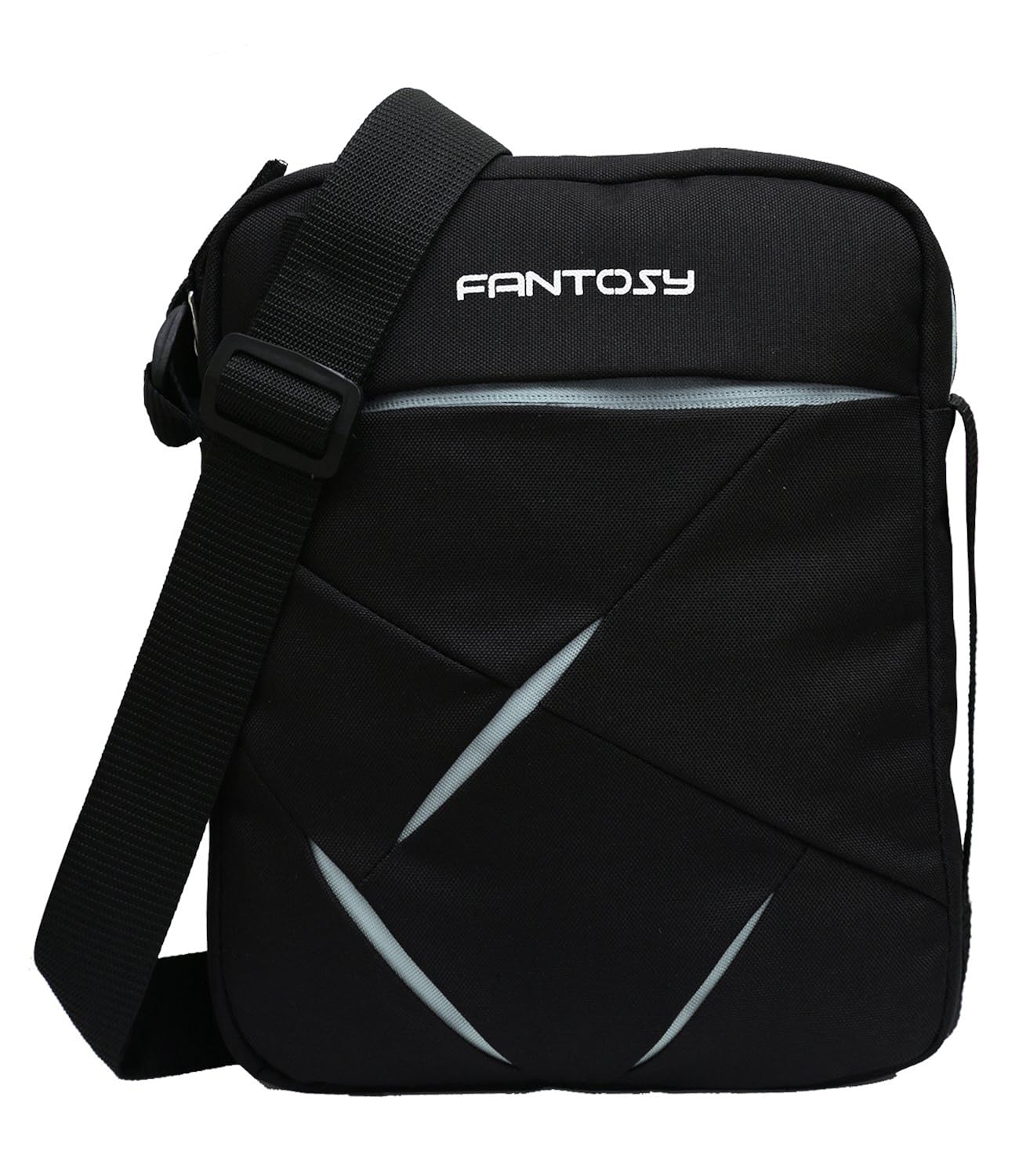 fantosy men and women grey cross side bag mb-017