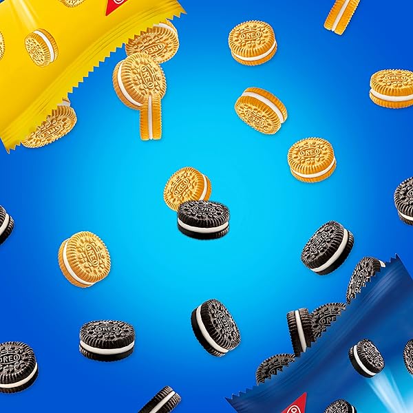 OREO MINI MIX SANDWICH COOKIES VARIETY PACK, 20 SNACK PACKS