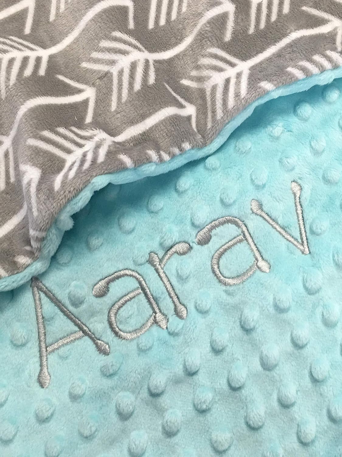 personalized swaddle blanket boy