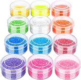 Fandamei Arts & Crafts Glitter 12 Colors Extra Fine Face Nail Craft view 1