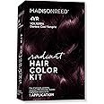 Madison Reed Radiant Hair Color Kit | 4VR Darkest Cool Sangria (Volterra Amethyst) for 100% Gray Hair Coverage | Salon Quality Permanent Hair Dye | PPD-Free & Ammonia-Free | (Packaging Varies) 1 Pack