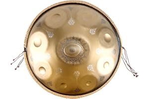 AS TEMAN Handpan 9 Notes 440Hz D Minor Scale Handpan drum 22inches with gift set