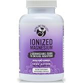Alkaline for Life Ionized Magnesium Glycinate Citrate, No Fillers, 180 Ct | Ascorbate Form Included; Zero Stearate, Rice Flour or Silica; Vegan, Non-GMO; 1-6 Capsules Daily