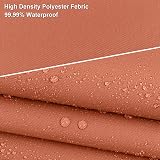 AXT SHADE Sun Shade Sail Waterproof 2.5x3m Rectangle Terracotta UV Block view 3