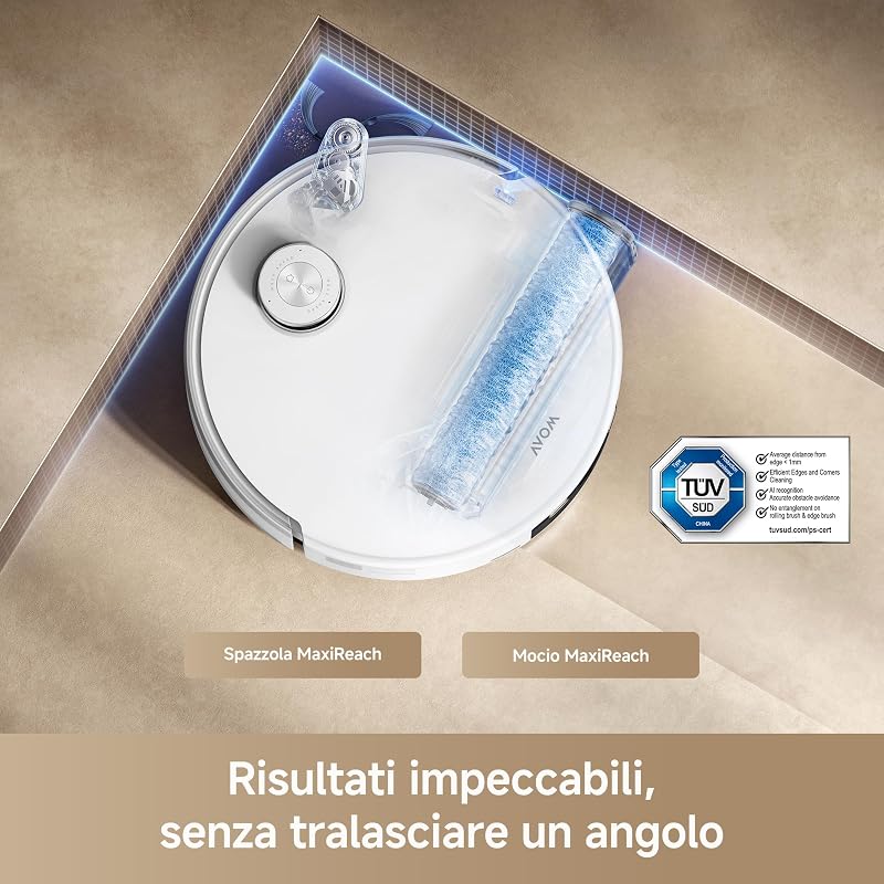 Z60 Ultra Roller Sa Robot Aspirapolvere, Bianco