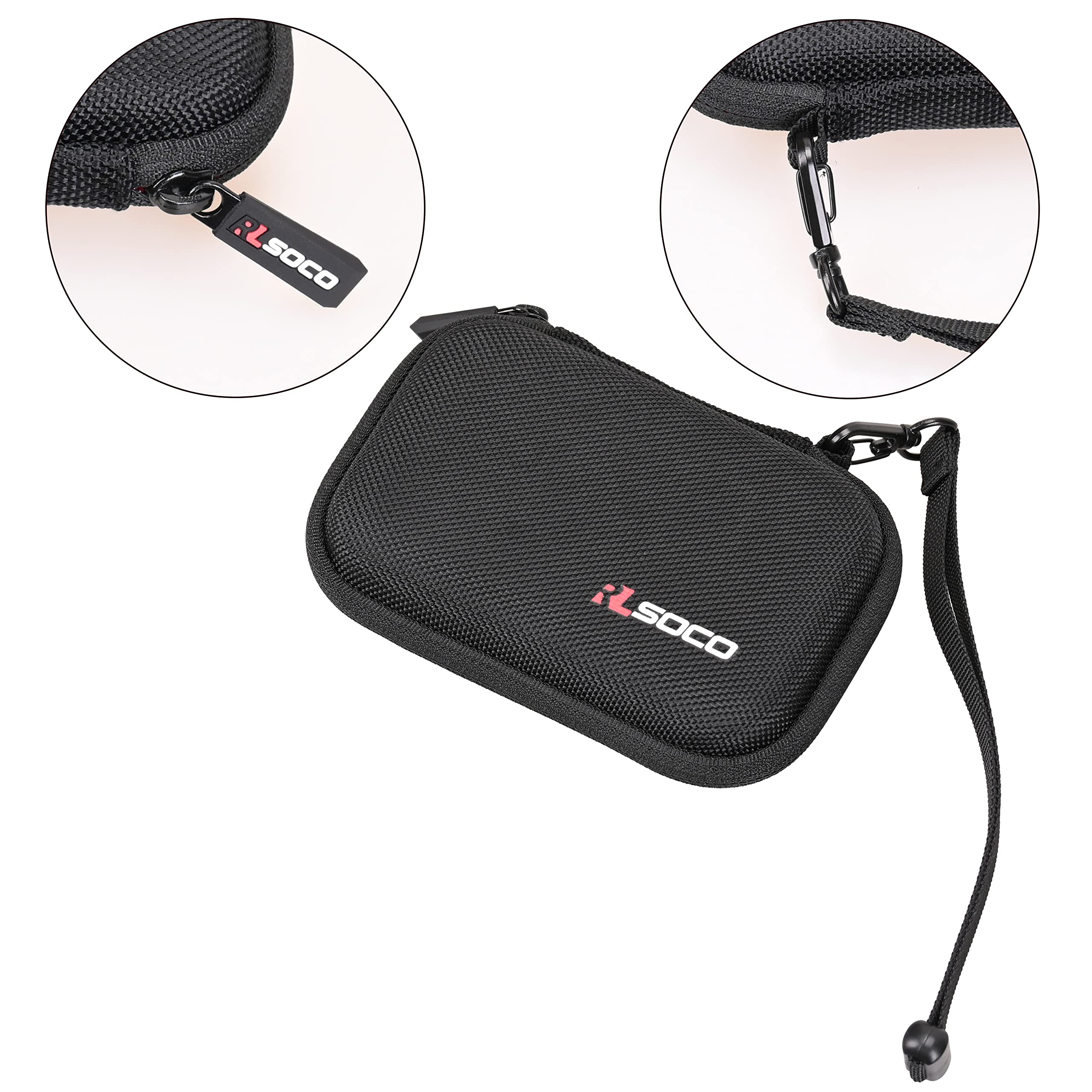 RLSOCO Carrying Case for Nintendo Game & Watch: Super Mario Bros/The Legend of Zelda (Black Zipper)