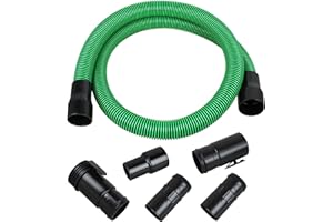 WS25020A Shop Vac Accessories for Ridgid Shop Vac Hose,2-1/2-Inch x 7-Feet Shop Vac Attachment for Wet Dry Shop Vacuum Cleane