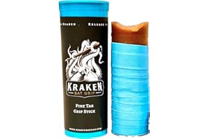 Kraken Bat Grip Batting Pine Tar Grip Stick Enhancer for Baseball Bats and Other Sports Equipment, Baby Blue, One Size