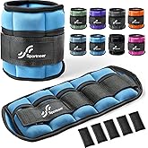 Sportneer Adjustable Ankle Wrist Weights for Men Women Kids, Adjustable Leg & Cuff Weight Straps for Fitness, Walking, Runnin