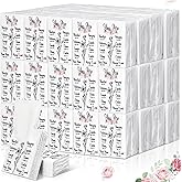 Therwen 100 Pack Pocket Tissues Travel Packs Bulk 1000 Sheet Mini Tissues Bulk 3 Ply Small Travel Size Paper Individual Pocket Size (Inspirational)