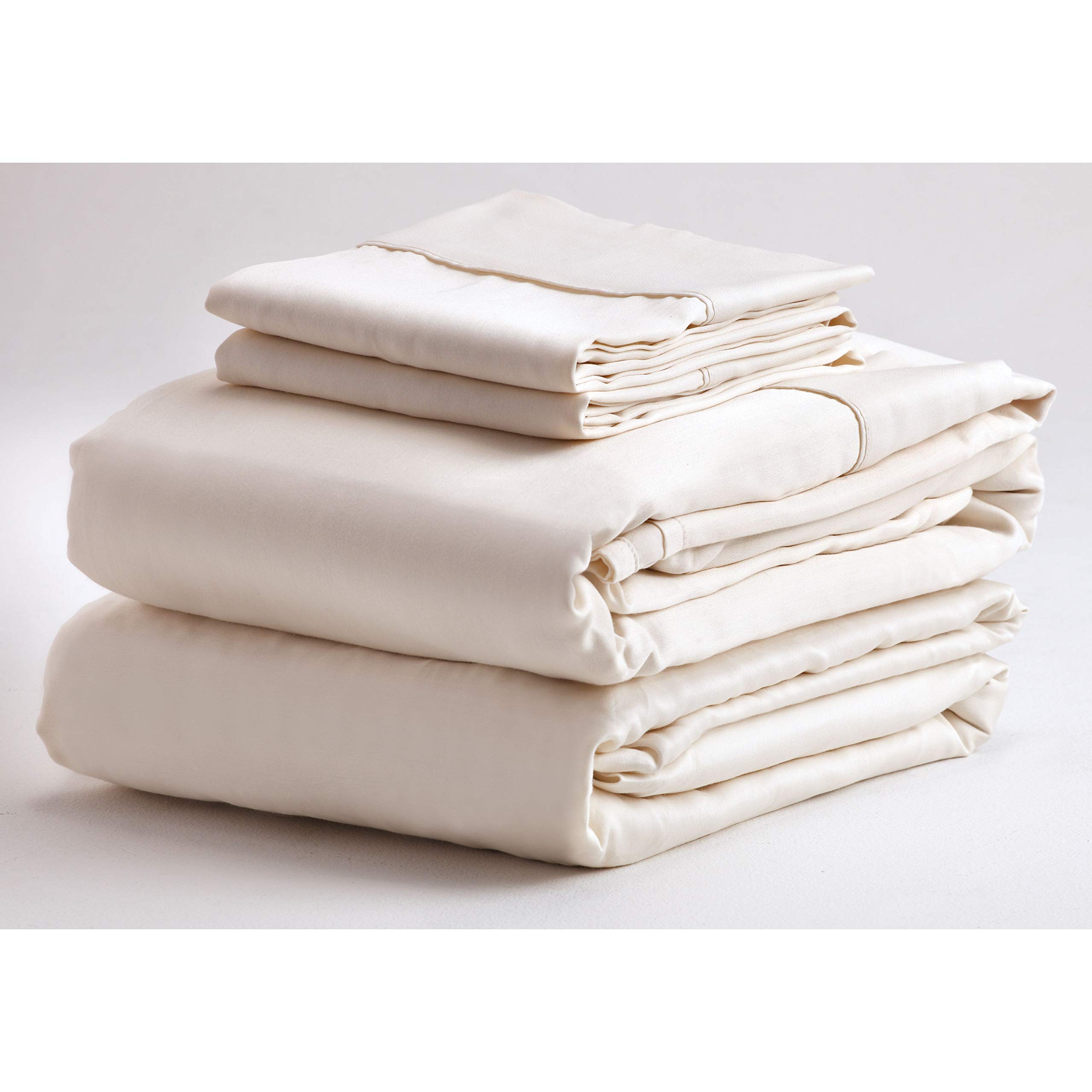 Lippert Components Denver 343518 RV Narrow King Size Microfiber Sheet Set Ivory