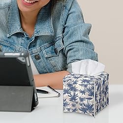 Talayituse Tropical Palm Tree Print Tissue Box