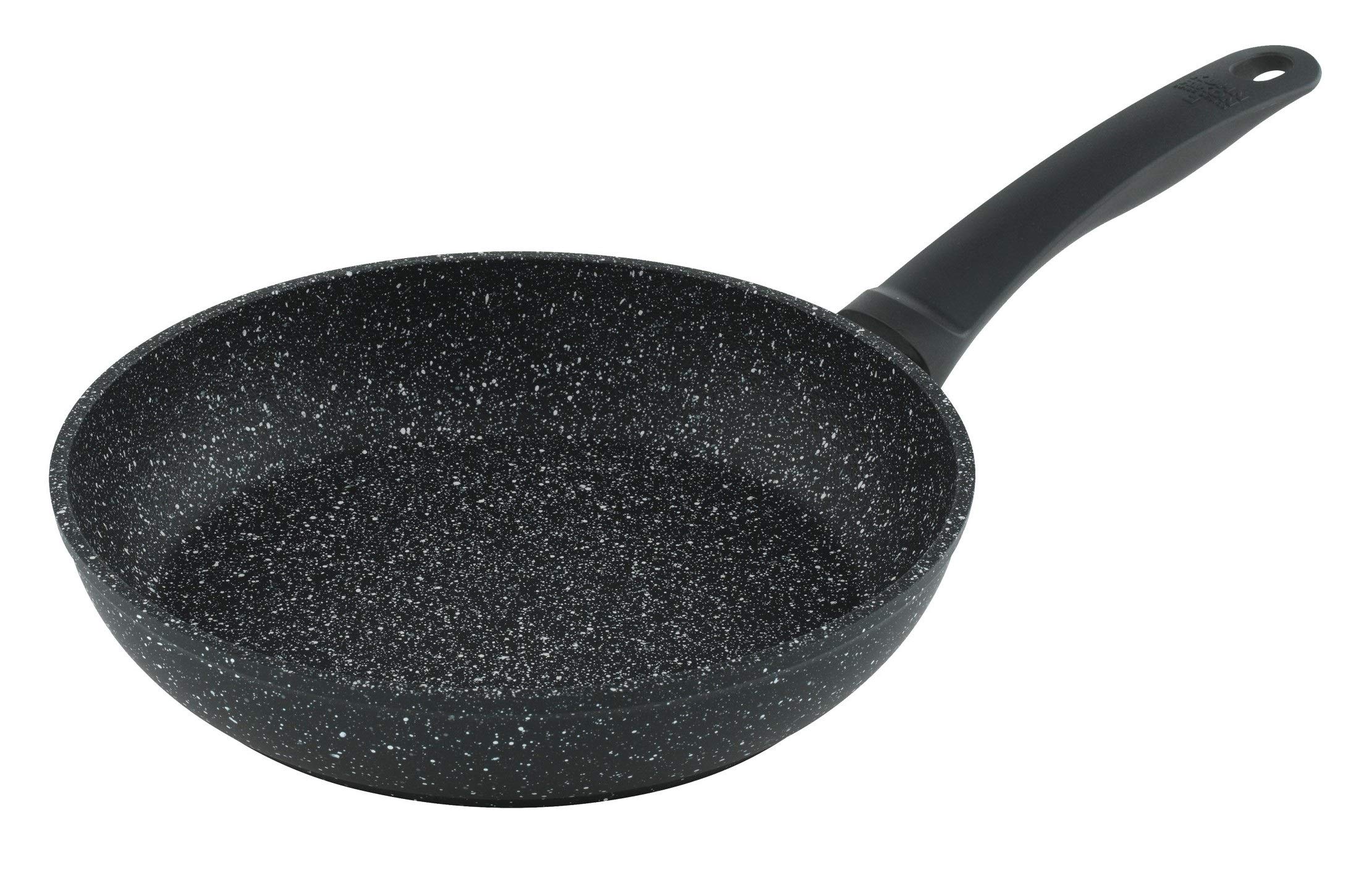 Kuhn Rikon Easy Induction Marble Non-Stick Frying Pan, 28 cm, Black