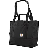 Carhartt Classic Vertical Open Tote Bag, Durable Water Repellent Material W/Hand and Shoulder Straps