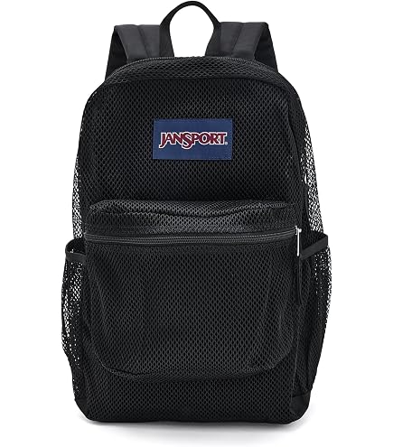 Amazon.com | JanSport Mesh Pack - See Through Backpack Ideal for Class, Work, Travel, or Beach Outings, Red Tape