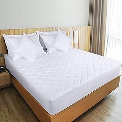 Utopia Bedding Quilted Fitted Mattress Pad, Queen