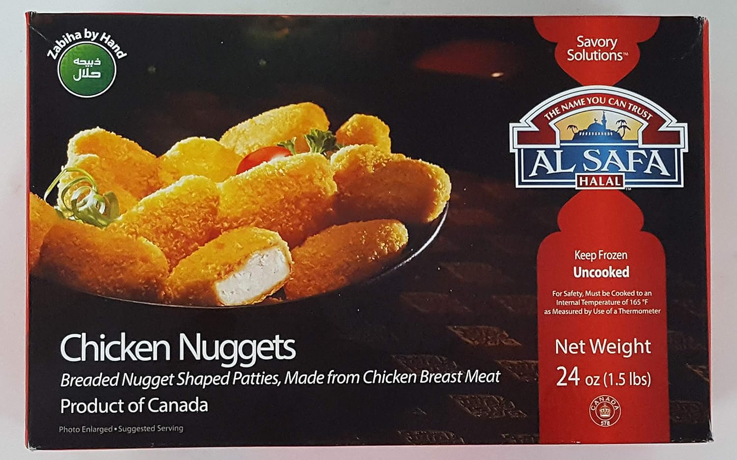 Al Safa Halal Breaded Chicken Nuggets 1 5lb Amazon Com Grocery