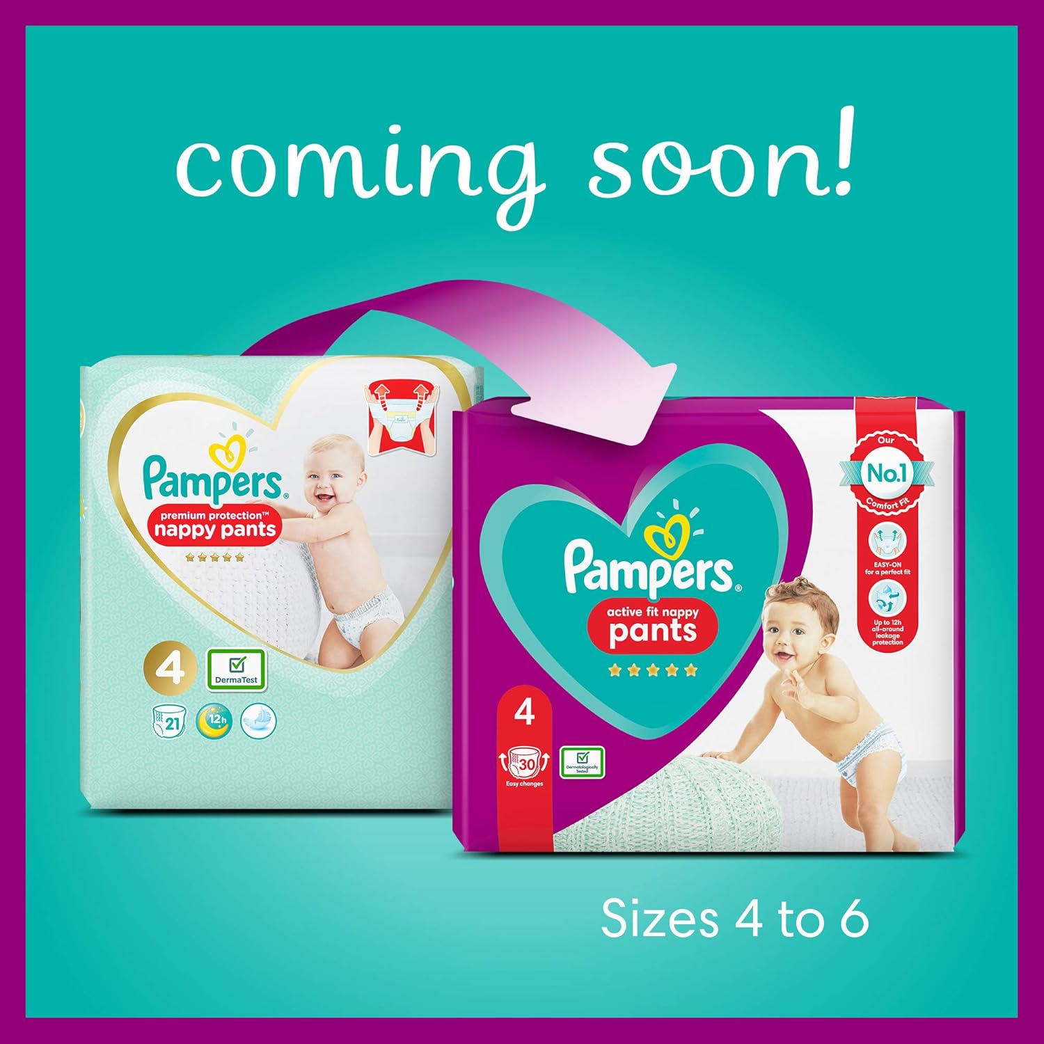 pampers premium nappy pants
