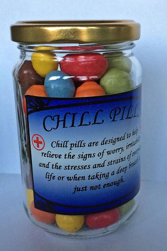 Chill Pills Jar Novelty product fun gift present Amazon.co.uk