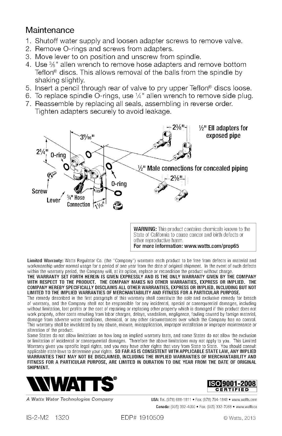 Amazon.com: Watts 2-M2 Duo-Cloz Manual Washing Machine Shutoff Valve with  Brass Body, 1/2": Home Improvement