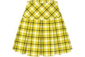 SANGTREE Women Pleated Tennis Skirt with Pockets Girls High Waisted Athletic Golf Skorts, 2 Years - US 4XL