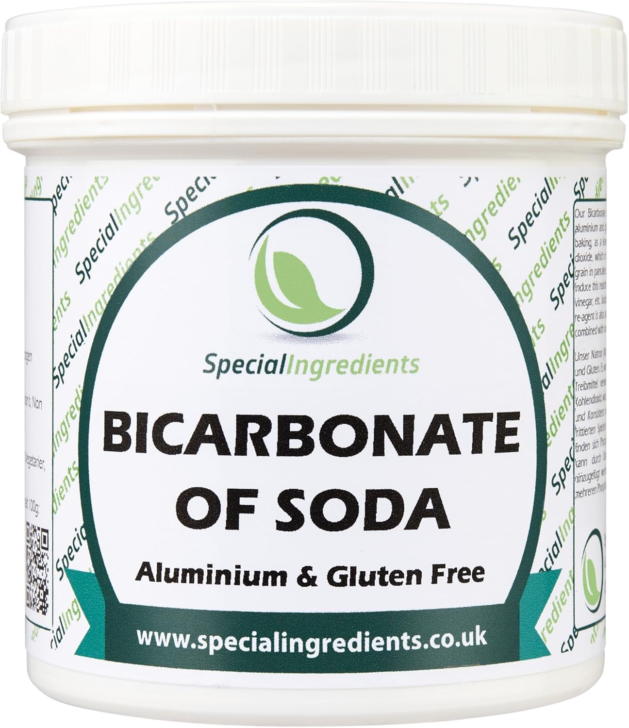 Special Ingredients Bicarbonate of Soda 500g Gluten & Aluminium Free Extra Fine Powder Amazon