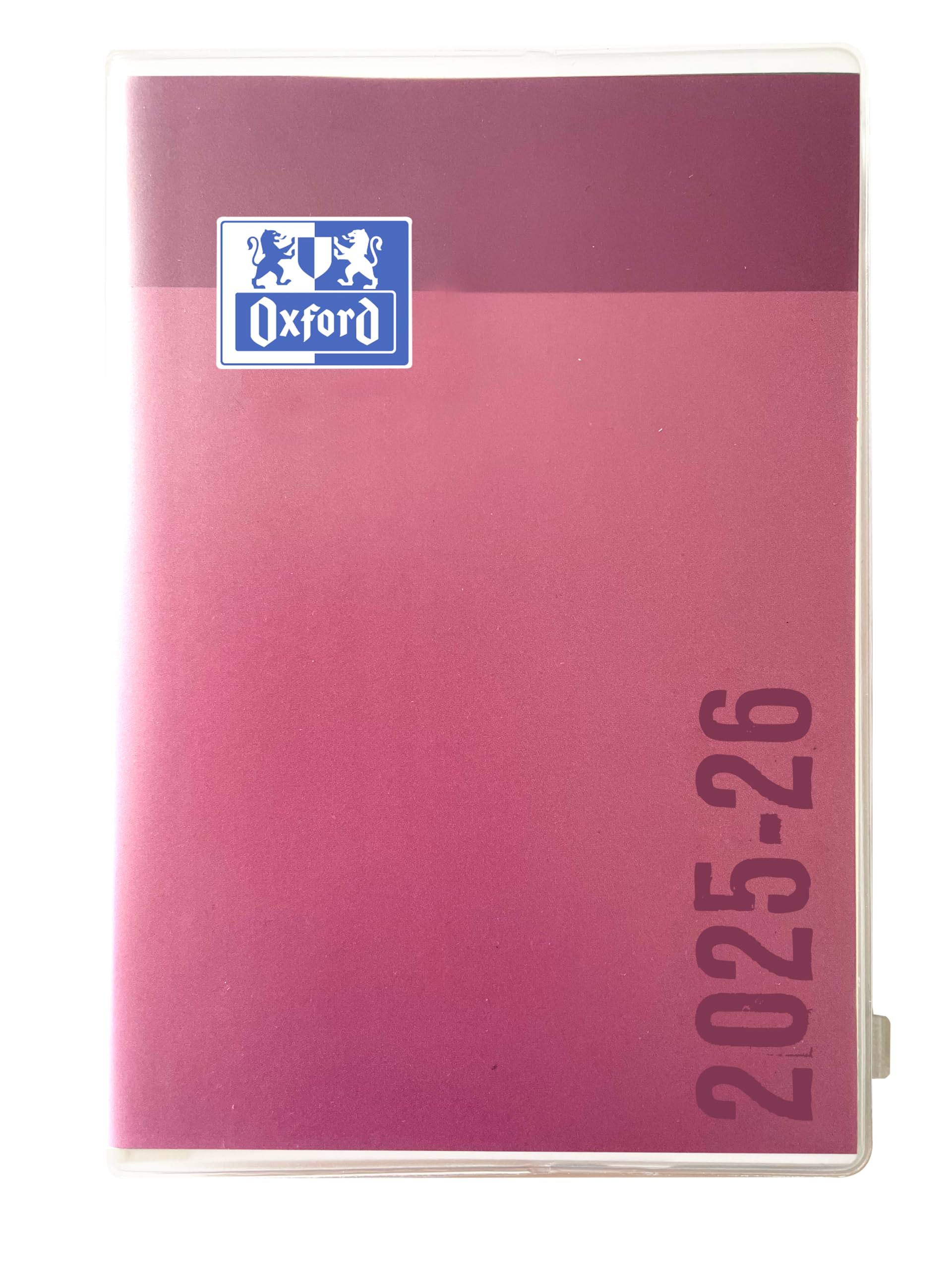 Oxford Creation Zip Academic Diary 2017-2018, Day to a Page, 352 Pages, 12 x 18 cm, 12 x 18 cm, Rose
