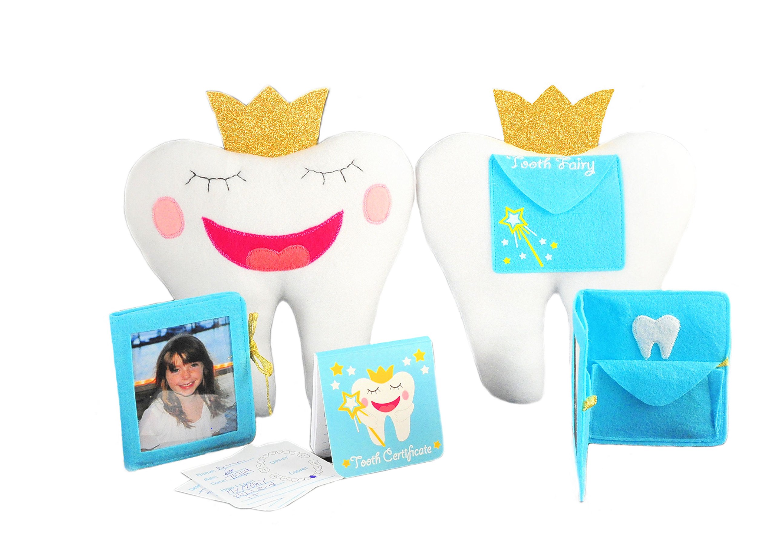 Tooth Fairy Pillow Kit With Notepad And Keepsake Pouch 3 Piece