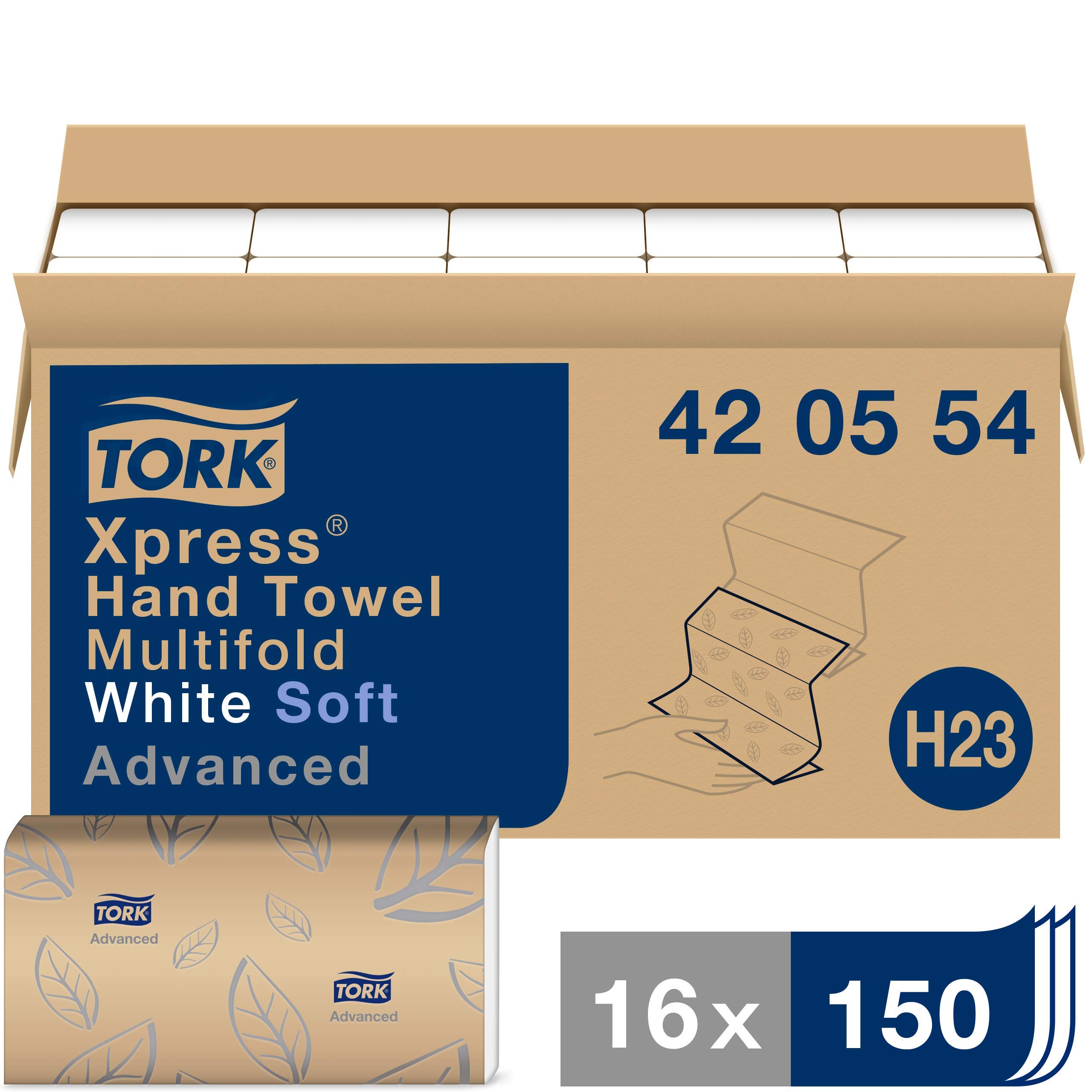Tork Advanced Soft Multifold Hand Towel H23, Paper Hand Towel 420554