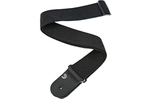 D'Addario Polypropylene Guitar Strap, Black