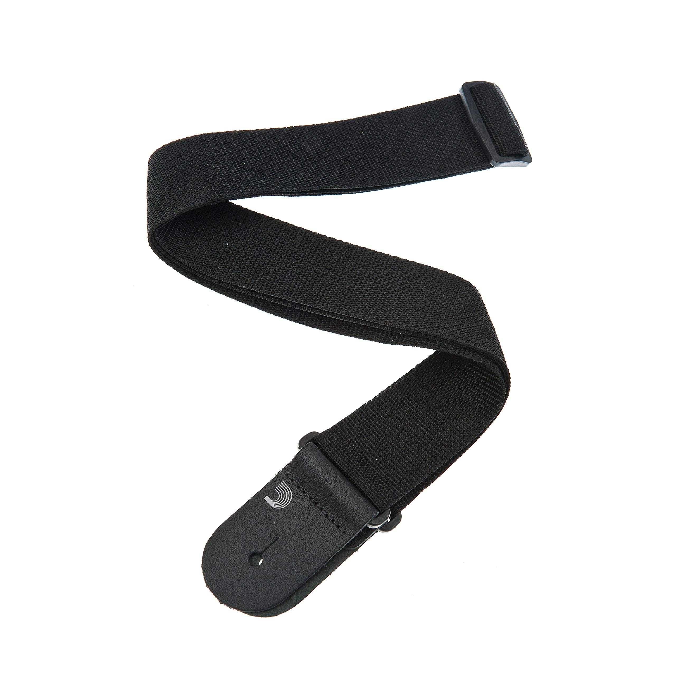 D'Addario - Guitar Accessories - Acoustic Electric Guitar Strap & Bass Guitar Strap - Polypropylene - Black