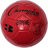 Champion Sports Extreme Series Soccer Ball – Sizes 3, 4, 5, Soft Touch, All Weather, High Air Retention, Youth & Adult League Balls for Training, Games, Outdoor & Indoor Play, Multiple Colors