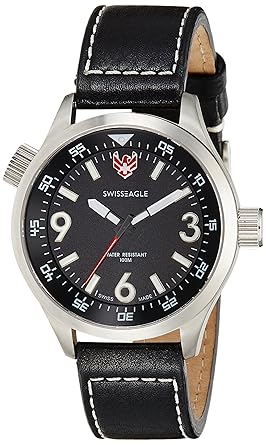 Swiss Eagle Analog Black Dial Mens Watch - SE-9030-01