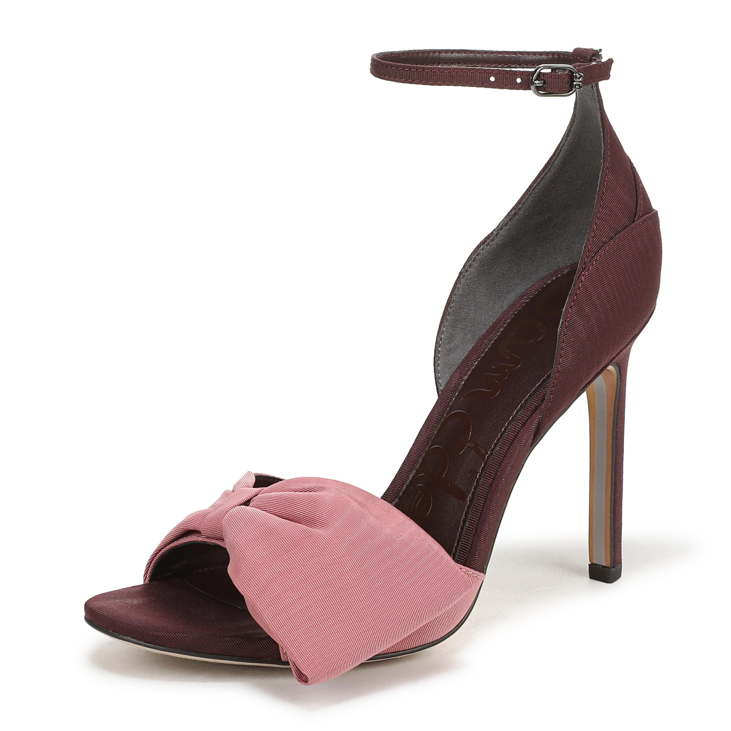 Sam Edelman Women’s Ida Heeled Sandal Parisian Plum/Luxe Rose 5.5 M
