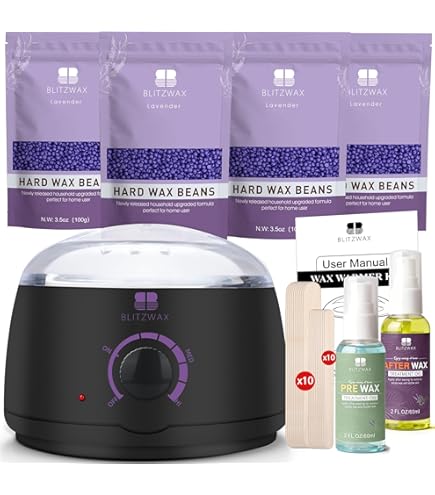 Amazon.com : Surgiwax Brazilian Hard Wax Kit for Private Parts, 4