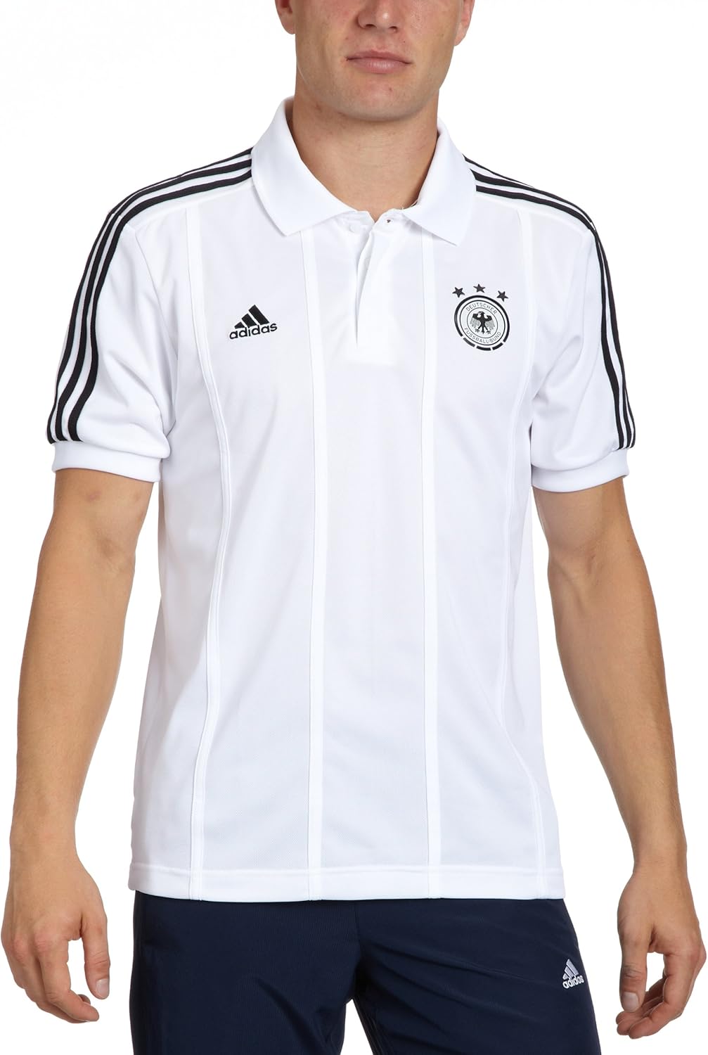 adidas Herren Fan Shirt DFB Polo, white/black, XXL, X32375 Amazon.de